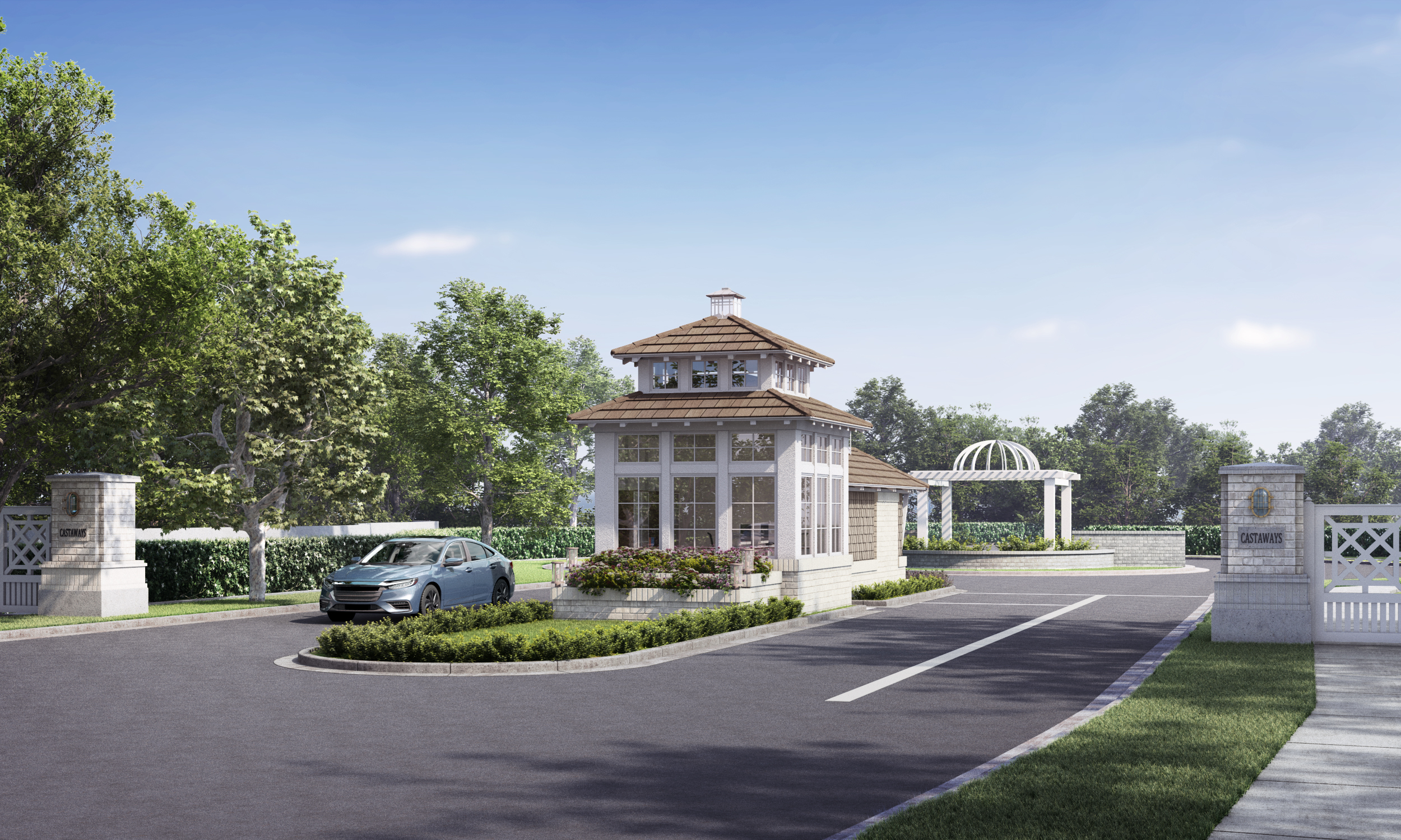Castaways Entrance – Side View